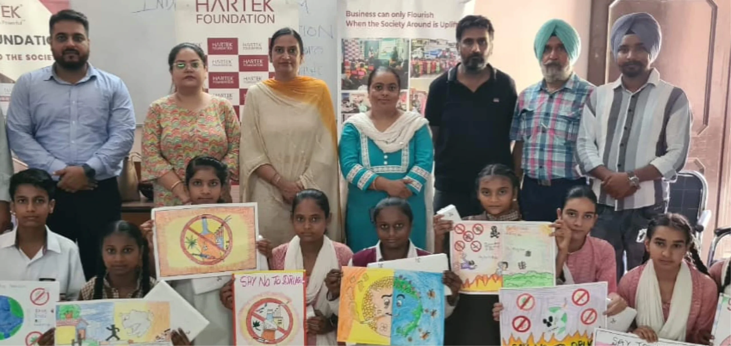 Hartek Foundation Inspires Youth with Inter-School Painting Competition on Drug-Free Independence